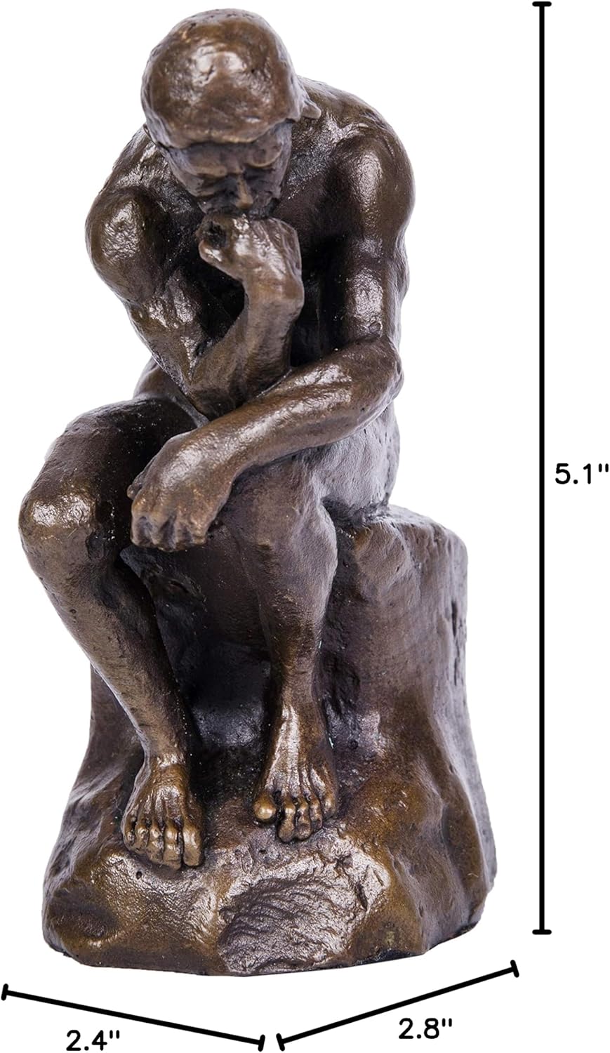 The Thinker Statues Bronze Sculptures Home Decor Figurines TPE-185B